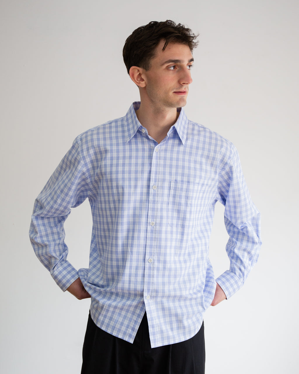 Arne Shirt - Blue Checked
