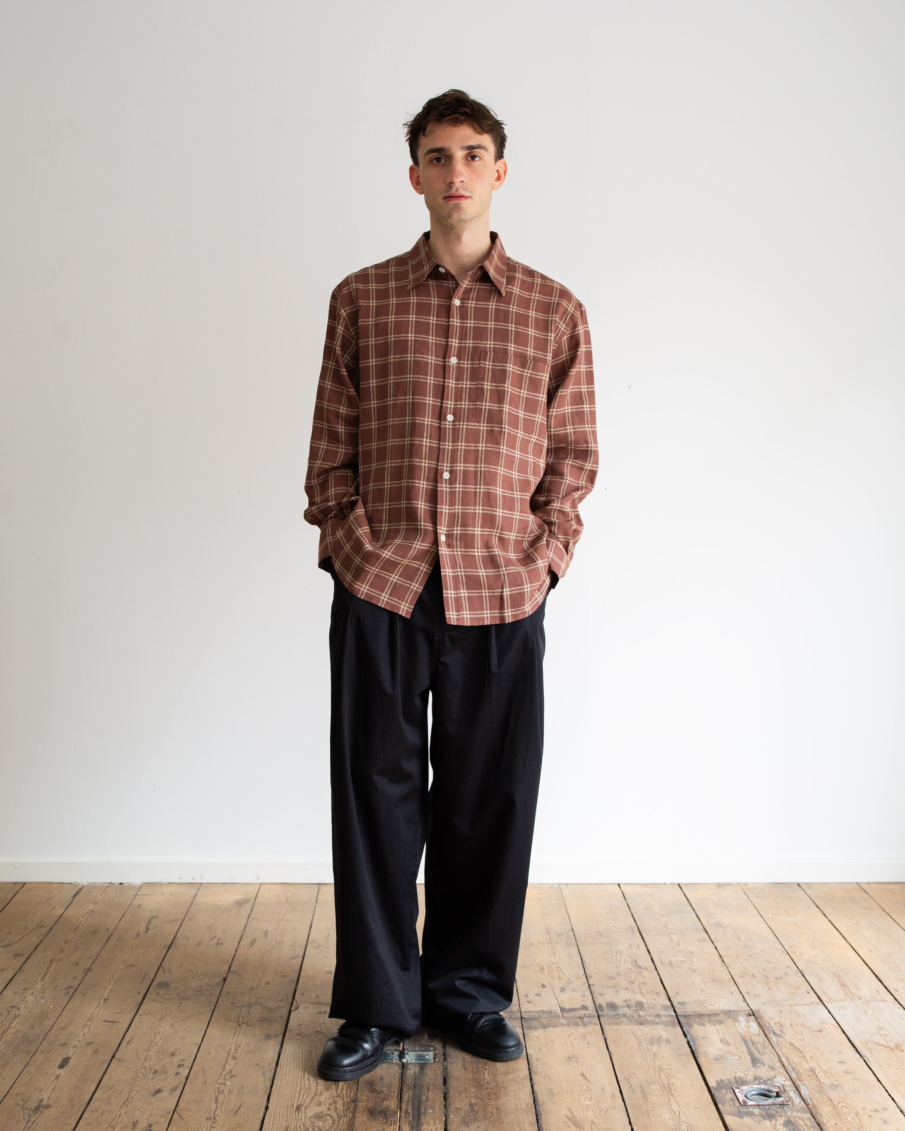 Arne Shirt - Brown Checked