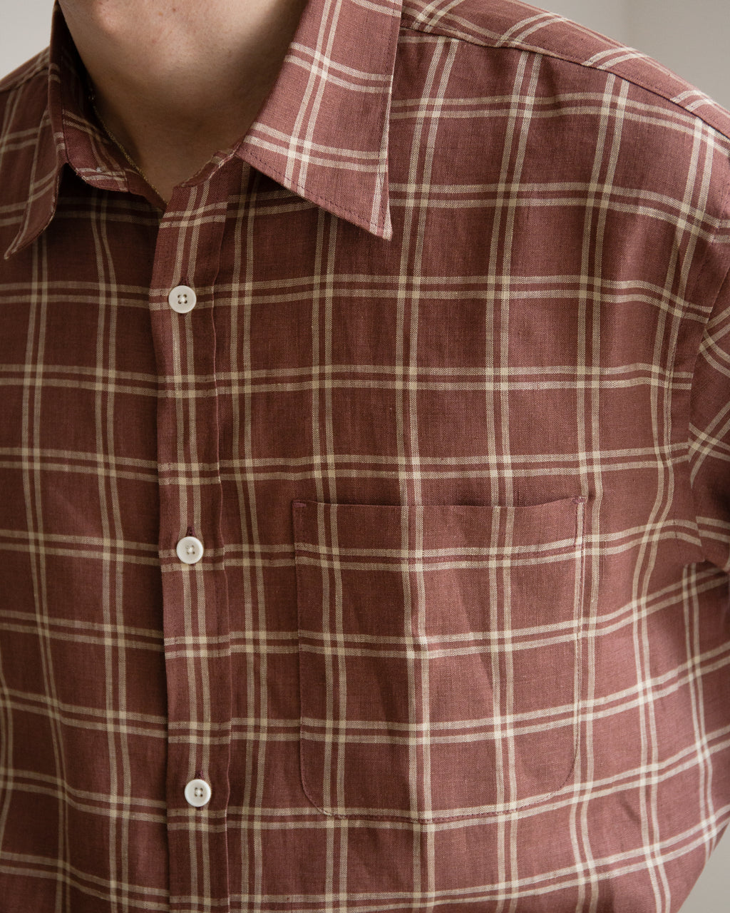 Arne Shirt - Brown Checked