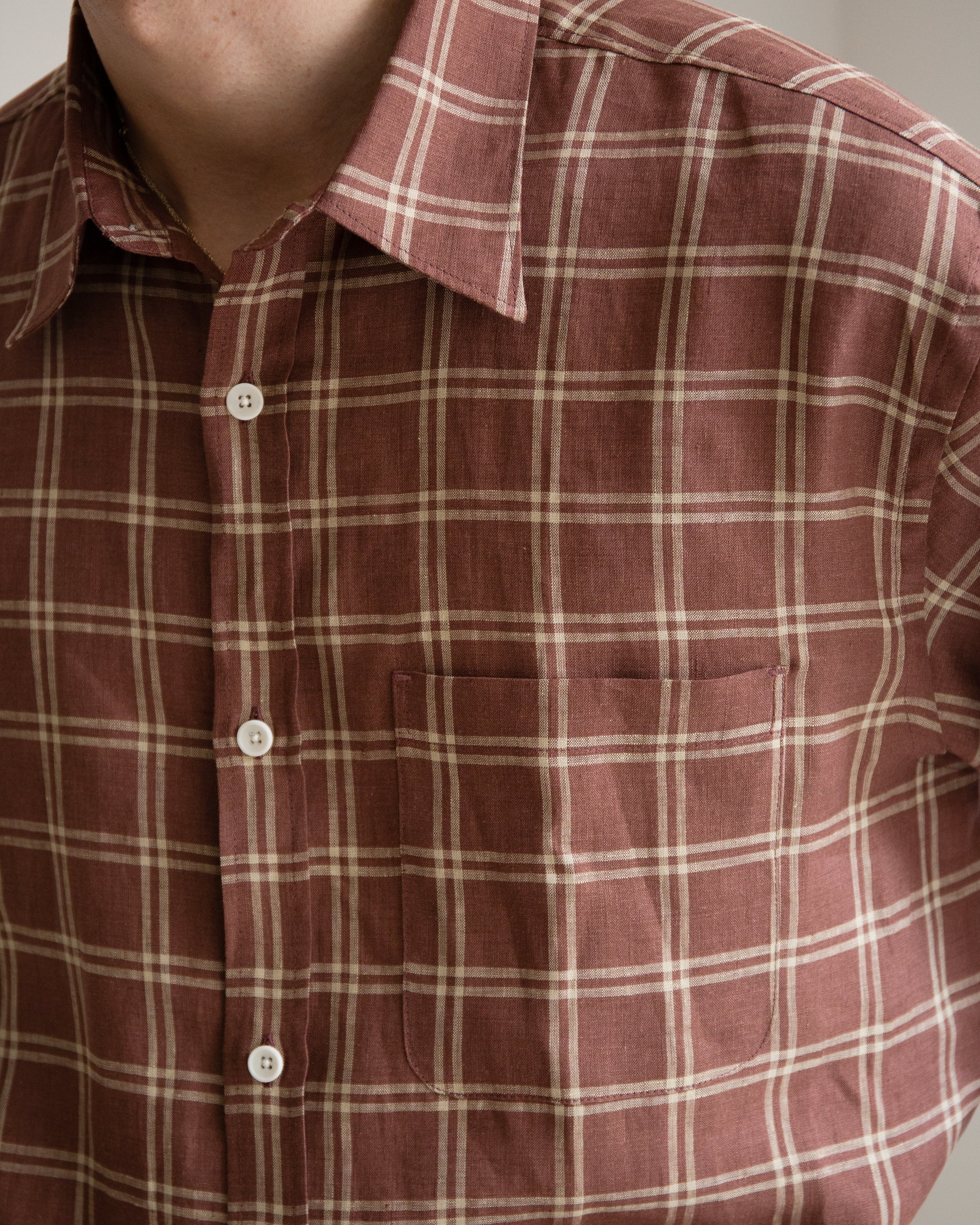 Arne Shirt - Brown Checked